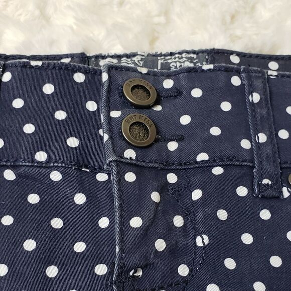 Hot Kiss Shorts Navy Polkadot & Lace - Picture 8 of 10